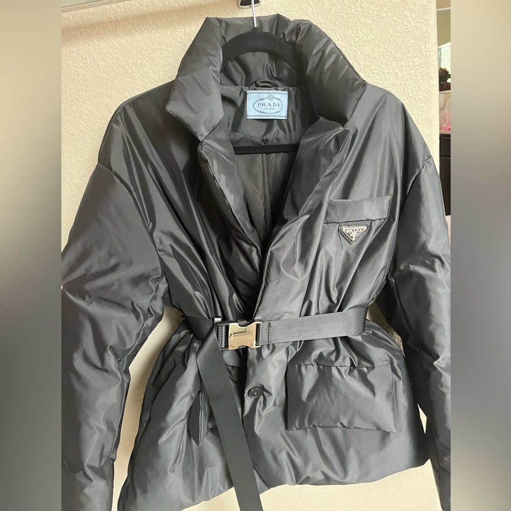 Prada puffer coat